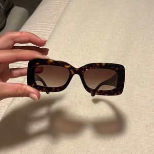 Burberry sunglasses, don’t have case but have Tory Burch case